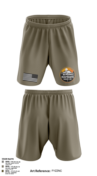 Overboard Marine and RV 25619615 Athletic Shorts With Pockets -2