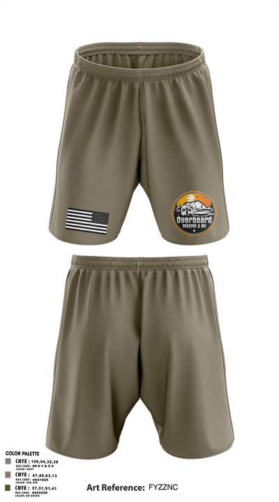 Overboard Marine and RV 25619615 Athletic Shorts With Pockets -2