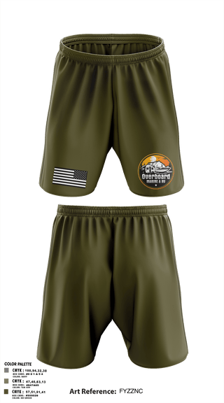 Overboard Marine and RV 25619615 Athletic Shorts With Pockets -3