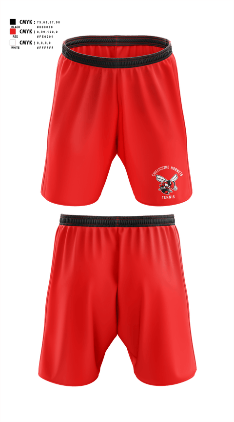 Chillicothe Hornets Tennis 50215613 Athletic Shorts With Pockets - 2