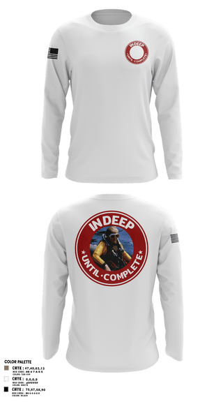 In Deep Until Complete 86689934 Long Sleeve Performance Shirt 5