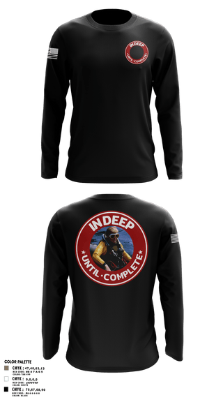 In Deep Until Complete 86689934 Long Sleeve Performance Shirt 6