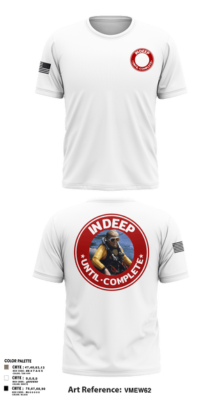 In Deep Until Complete 86689934 Short Sleeve Performance Shirt - 5