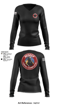 In Deep Until Complete 86689934 Women's Long Sleeve V-neck Shirt - 6