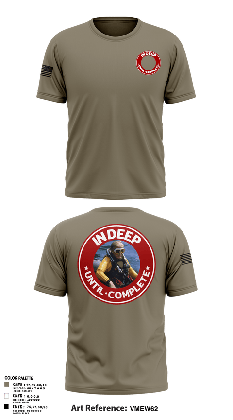 In Deep Until Complete 86689934 Old School Cotton Feel Shirt - 4