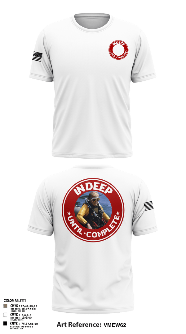 In Deep Until Complete 86689934 Old School Cotton Feel Shirt - 5