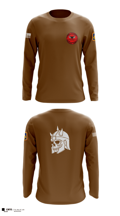 U.S ARMY, 108th ADA BDE, 44th ADA Regiment, 2nd Battalion, Charlie Battery, 60532413 Long Sleeve Performance Shirt 2