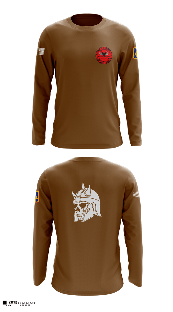 U.S ARMY, 108th ADA BDE, 44th ADA Regiment, 2nd Battalion, Charlie Battery, 60532413 Long Sleeve Performance Shirt 2