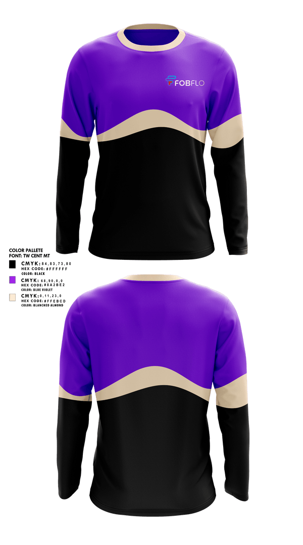 FOBFLO 96918214 Long Sleeve Performance Shirt 1