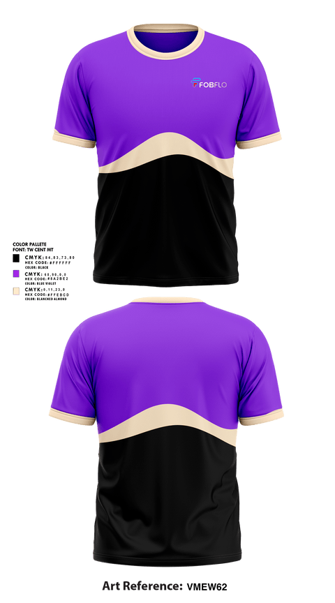 FOBFLO 96918214 Short Sleeve Performance Shirt - 1