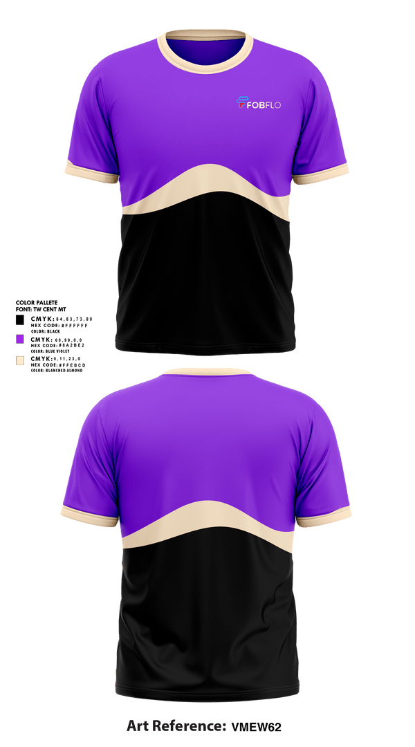 FOBFLO 96918214 Short Sleeve Performance Shirt - 1