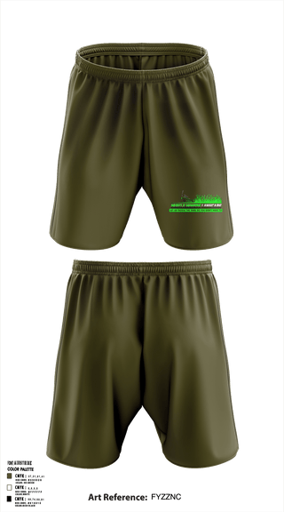Muscle Mowers Lawncare 23743842 Athletic Shorts With Pockets - 1