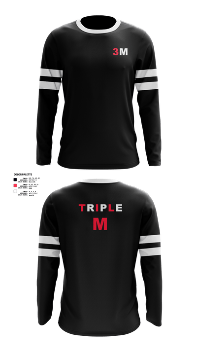 TripleM 1276254 Long Sleeve Performance Shirt 1