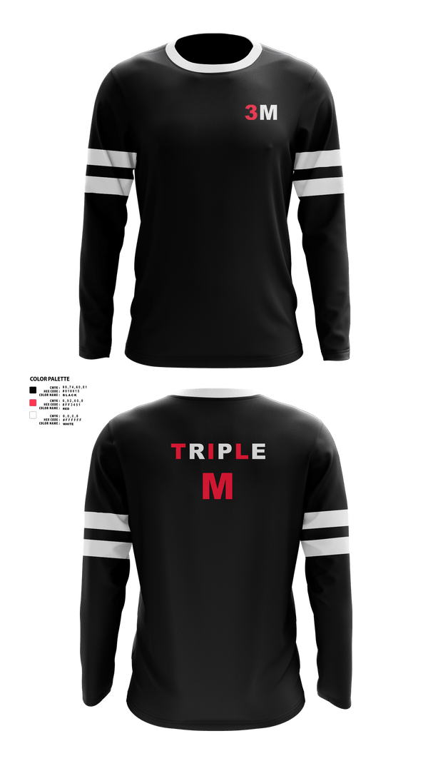 TripleM 1276254 Long Sleeve Performance Shirt 1