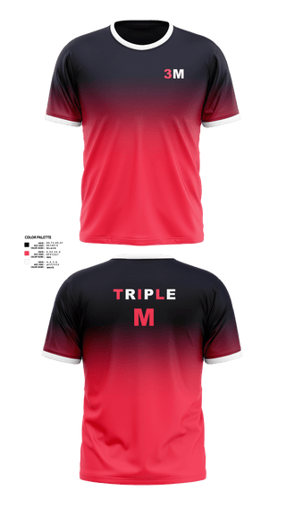 TripleM 1276254 Short Sleeve Performance Shirt - 1