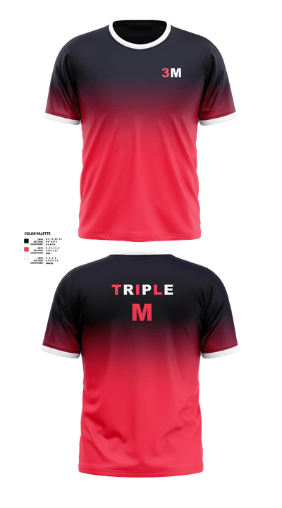 TripleM 1276254 Short Sleeve Performance Shirt - 1