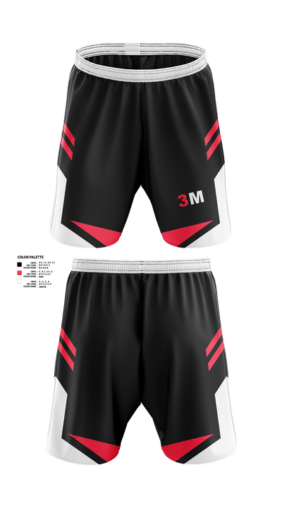TripleM 1276254 Athletic Shorts With Pockets - 1