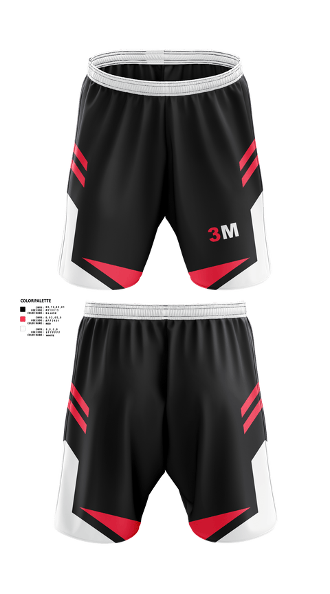 TripleM 1276254 Athletic Shorts With Pockets - 1
