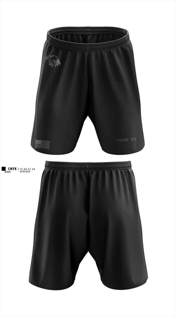 VII 69297657 Athletic Shorts With Pockets - 2