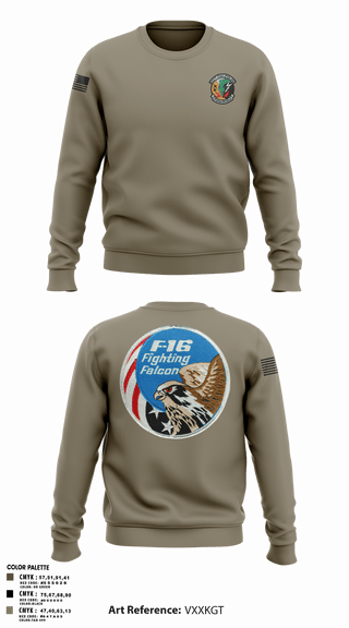 512th Dragons 89683598 Crew Neck Sweatshirt - 6