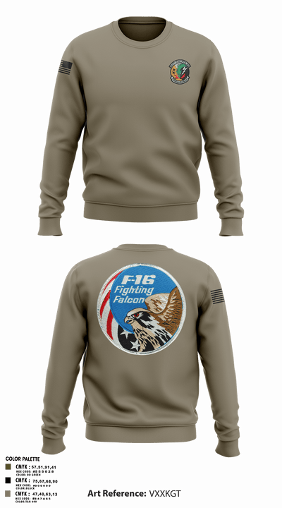 512th Dragons 89683598 Crew Neck Sweatshirt - 6
