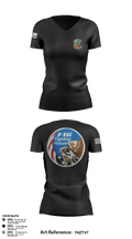 512th Dragons 89683598 Women's Short Sleeve V-neck Shirt - 5