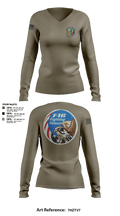 512th Dragons 89683598 Women's Long Sleeve V-neck Shirt - 6