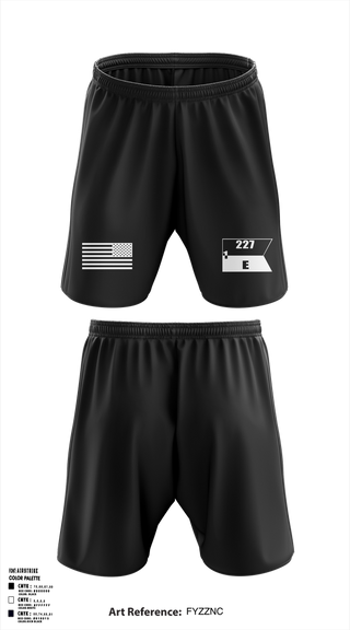 Athletic Shorts With Pockets, Echo Company, 1-227 AB, 1ACB, 1CD, , Teamtime, Team time, sublimation, custom sports apparel, team uniforms, spirit wear, spiritwear, sports uniforms, custom shirts, team store, custom team store, fundraiser sports, apparel fundraiser