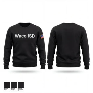 Crew Neck Sweatshirt, Waco ISD, Police, Teamtime, Team time, sublimation, custom sports apparel, team uniforms, spirit wear, spiritwear, sports uniforms, custom shirts, team store, custom team store, fundraiser sports, apparel fundraiser