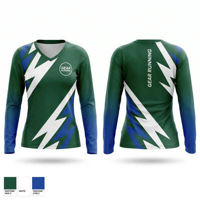 GEAR Women's Long Sleeve V-neck Shirt - 1