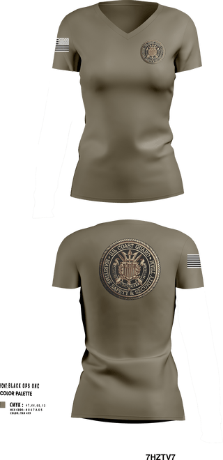 Msrt 10388761 Women's Short Sleeve V-neck Shirt - 3