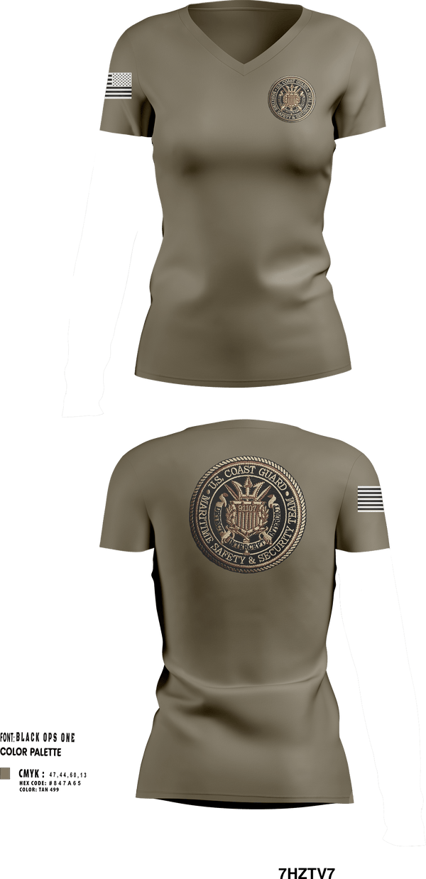 Msrt 10388761 Women's Short Sleeve V-neck Shirt - 3
