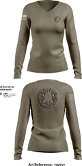 Msrt 10388761 Women's Long Sleeve V-neck Shirt - 3