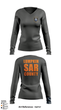 LCSAR 71102338 Women's Long Sleeve V-neck Shirt - 1
