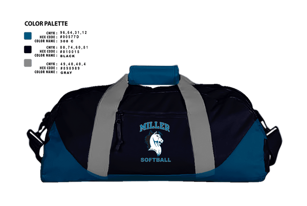 Miller Mavericks Softball 26349756 Duffle Bag - 1