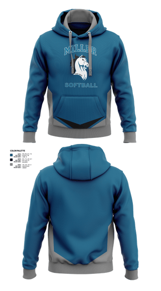 Miller Mavericks Softball 26349756 Hoodie - 1