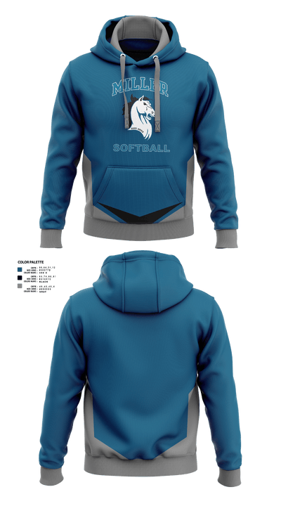 Miller Mavericks Softball 26349756 Hoodie - 1