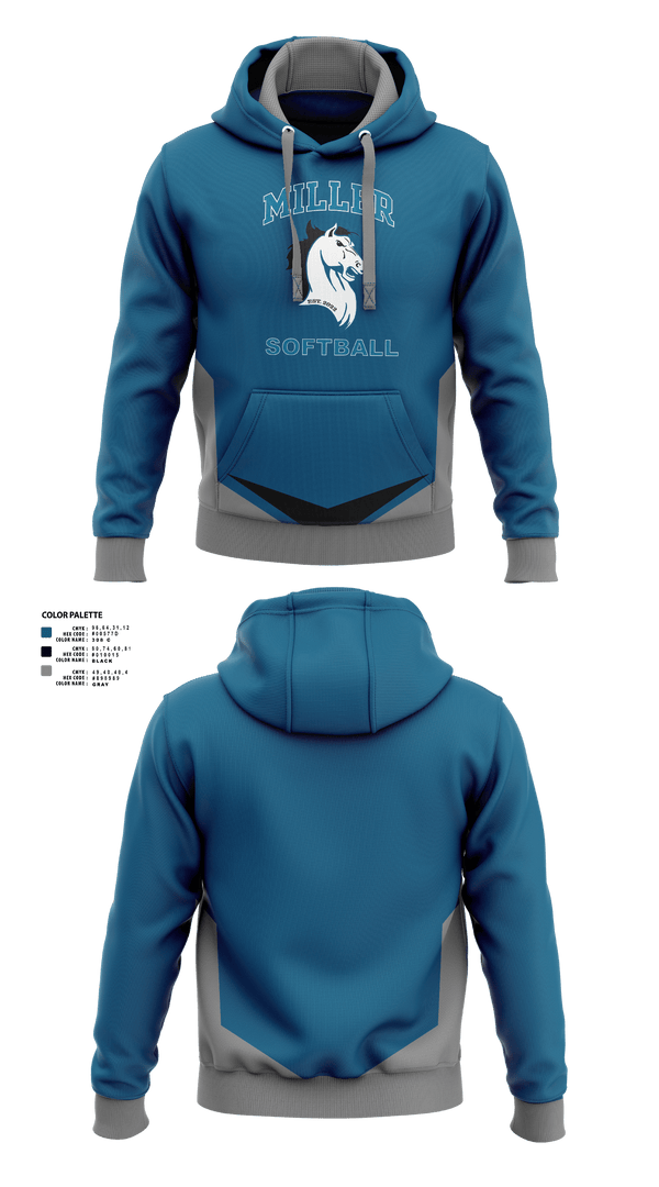 Miller Mavericks Softball 26349756 Hoodie - 1
