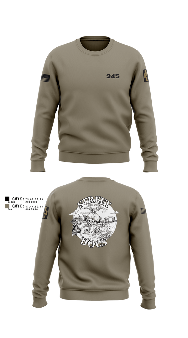 345 MCGA 93910269 Crew Neck Sweatshirt - 2