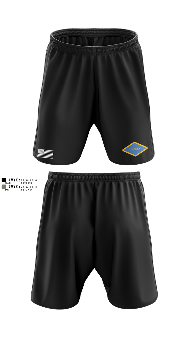 2-12 Chosen 63420170 Athletic Shorts With Pockets - 2