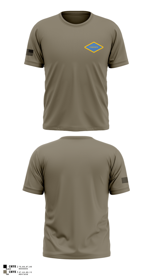 2-12 Chosen 63420170 Old School Cotton Feel Shirt - 1
