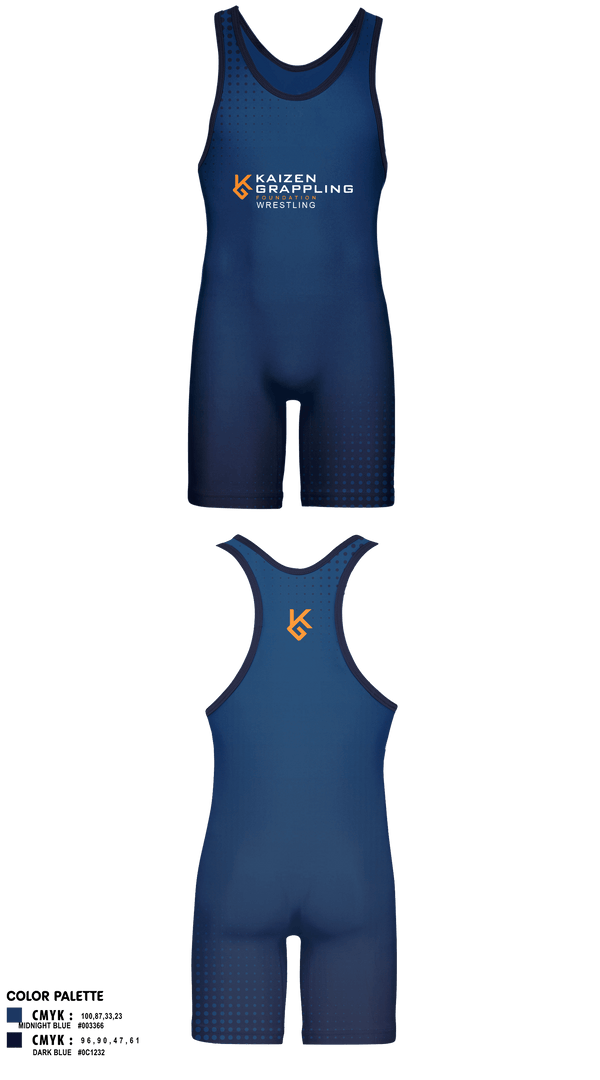 Kaizen Grappling Foundation 7390680 Wrestling Singlet - 5