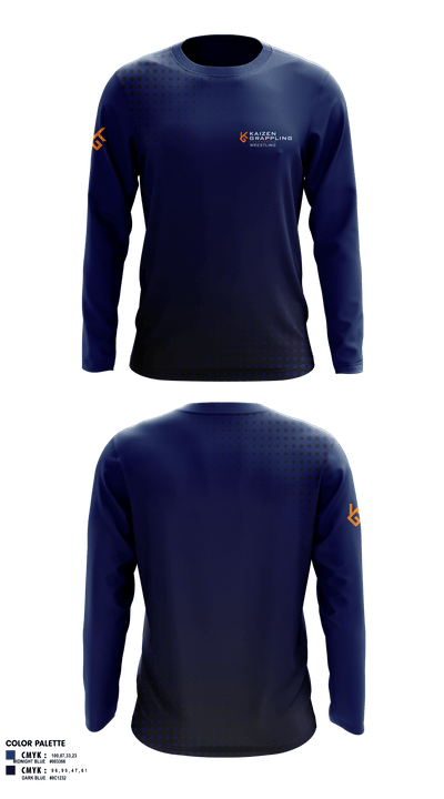 Kaizen Grappling Foundation 7390680 Long Sleeve Rash Guard Shirt - 5