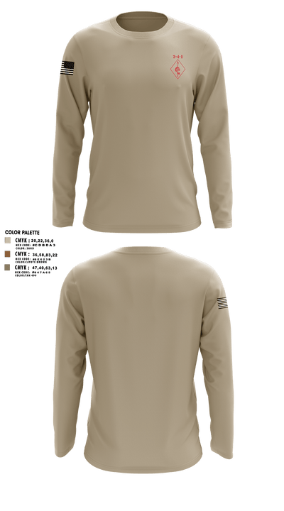2-4-1 22384895 Long Sleeve Performance Shirt 7