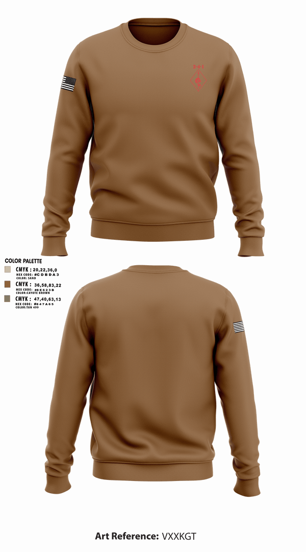 2-4-1 22384895 Crew Neck Sweatshirt - 8