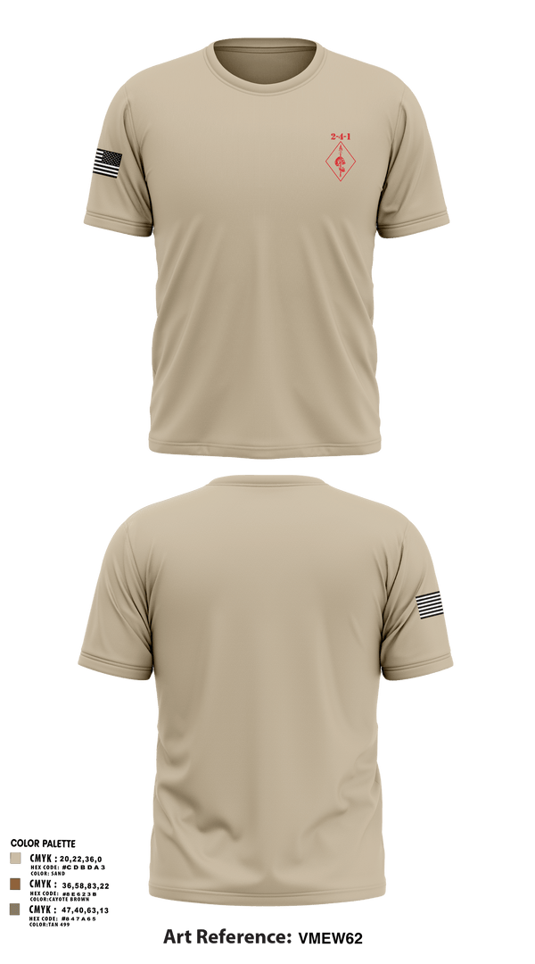 2-4-1 22384895 Old School Cotton Feel Shirt - 7