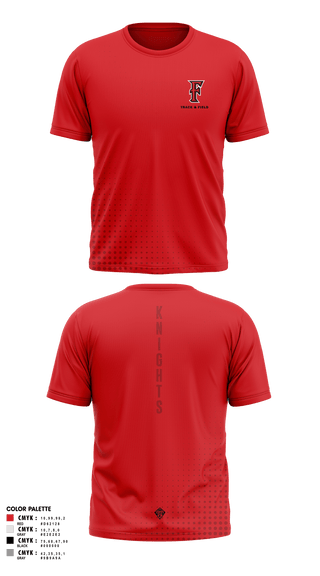 Fairview HS Track & Field 40984194 Short Sleeve Performance Shirt - 1