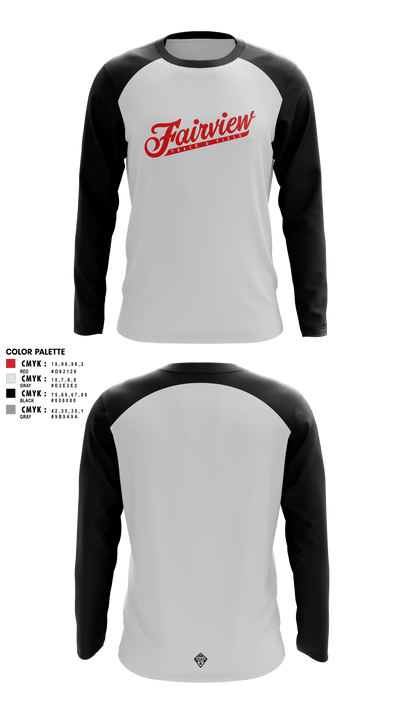 Fairview HS Track & Field 40984194 Old School Cotton Feel Shirt - 1
