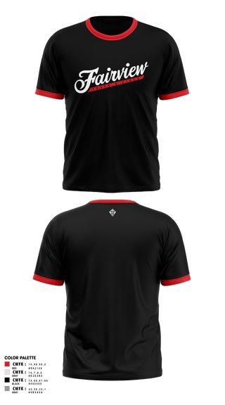 Fairview HS Track & Field 40984194 Old School Cotton Feel Shirt - 2