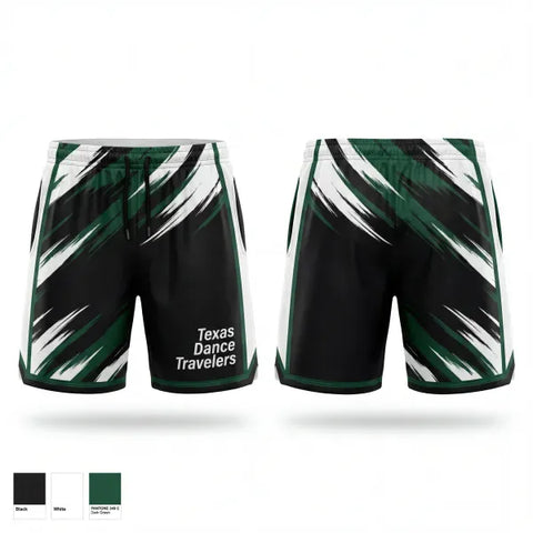Athletic Shorts With Pockets, Texas Dance Travelers, Cheer, Teamtime, Team time, sublimation, custom sports apparel, team uniforms, spirit wear, spiritwear, sports uniforms, custom shirts, team store, custom team store, fundraiser sports, apparel fundraiser